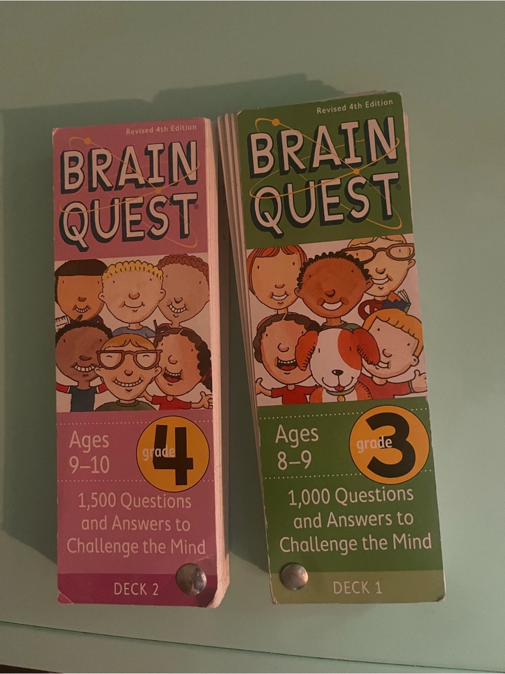 Kids Learning Flashcard Decks - Brain Quest grade 3 & 4
